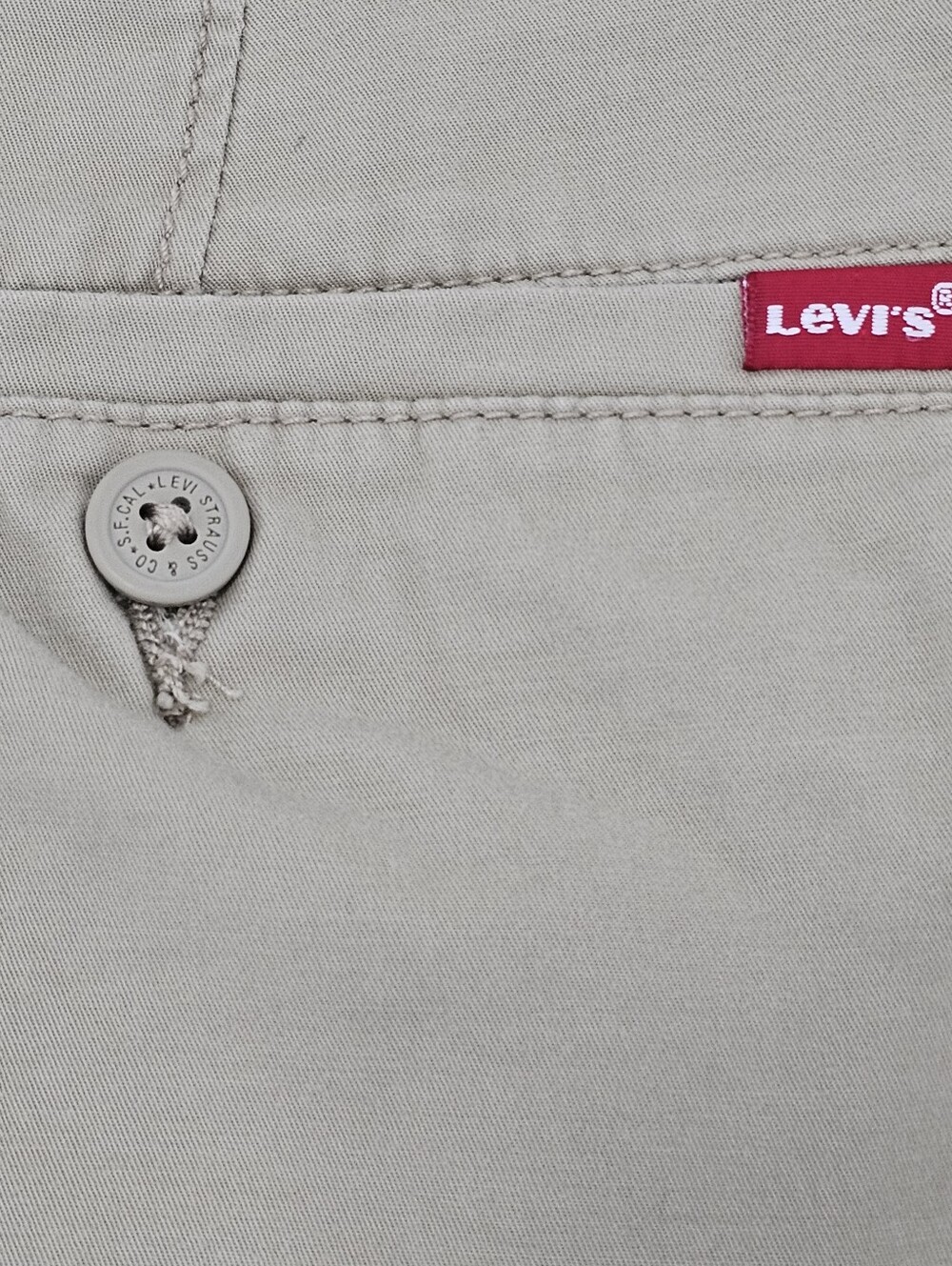 Levi's Men's XX Chino Standard Taper Shorts Size W40 Biege - Picture 10 of 11